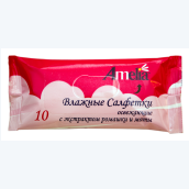 Влажные салфетки освежающие с экстрактом ромашки и мяты