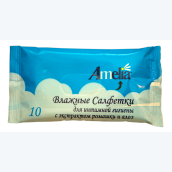 Влажные салфетки для интимной гигиены с экстрактом ромашки и алоэ