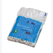 Ватные палочки в пакете 100 шт